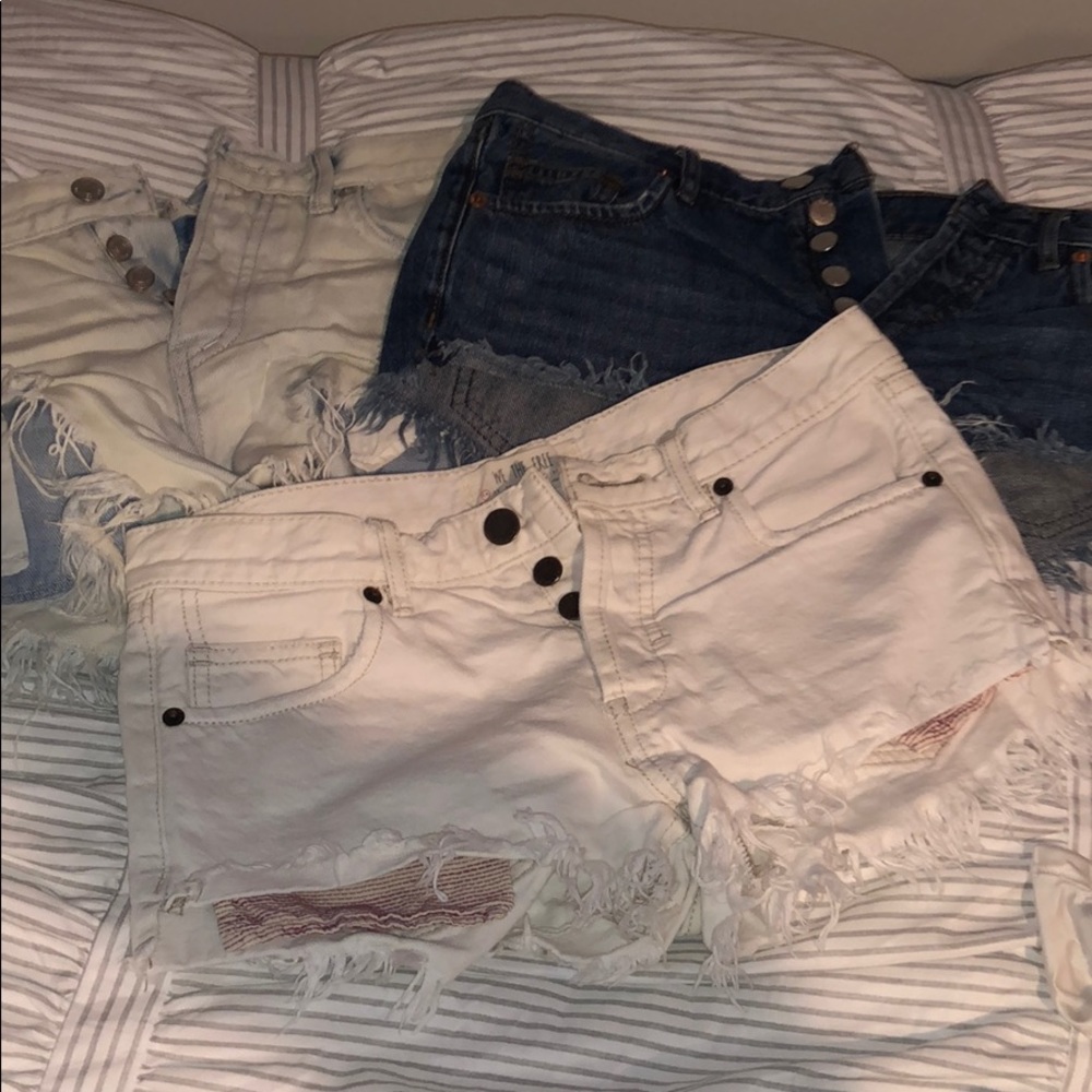 Free people shorts! ALL 3 OR INDIVIDUAL